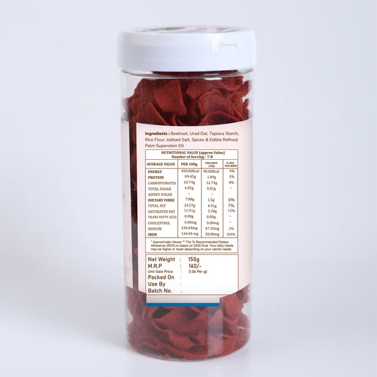 Healthy Superfood Chips Combo – Spinach, Beetroot & Ragi (Gluten-Free)