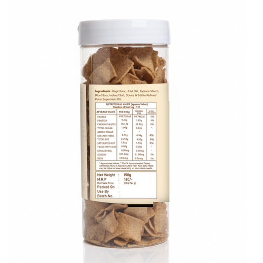 Ragi Chips – Gluten Free Cream & Onion Snack