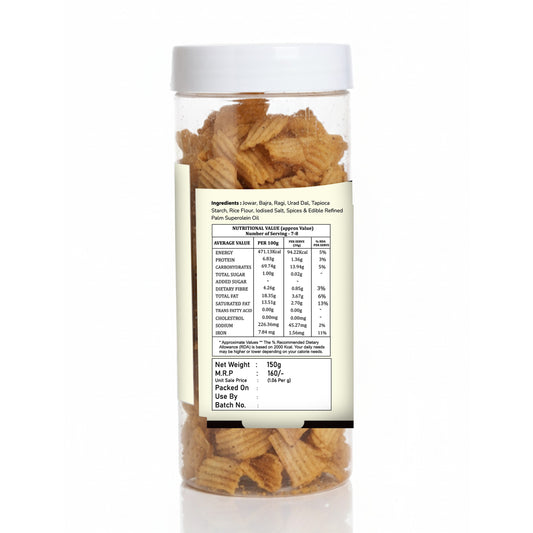 Multimillet Chips – Gluten Free Pudina Chaska Snack