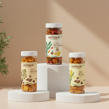 Milliard Healthy Multigrain Chips Combo – Mix Veg, Oats & Corn
